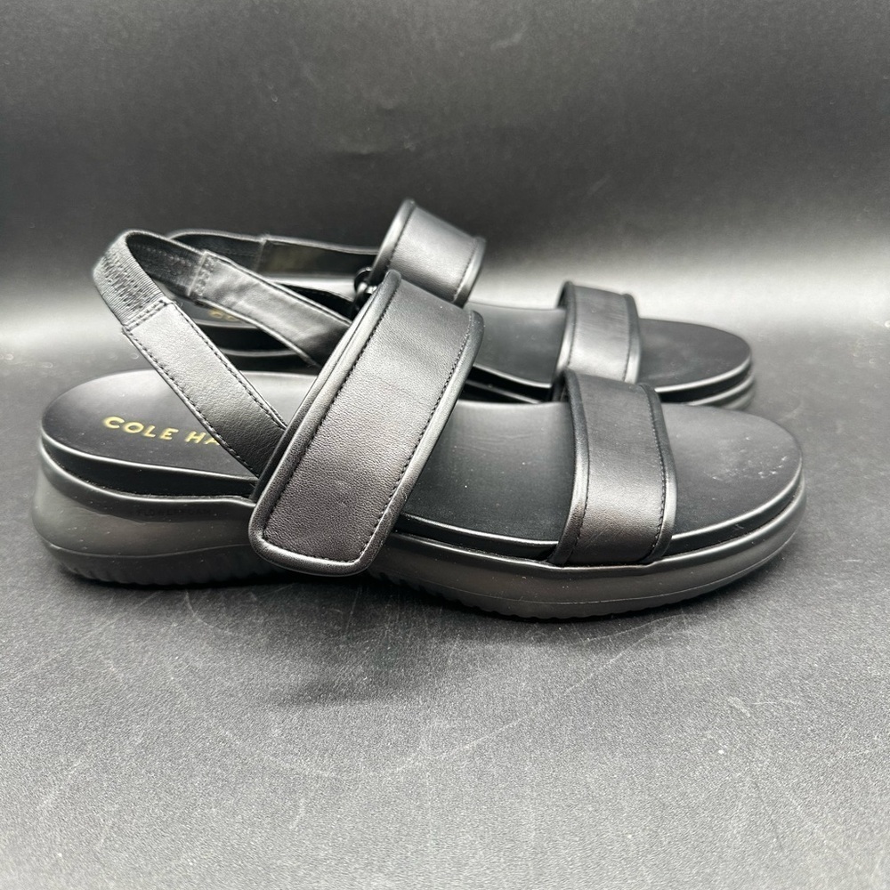 Cole Haan Zerogrand Meritt Black Sandals Womens 6.5B